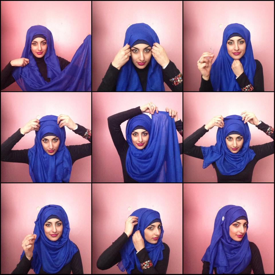 15 Tutorial Cara Memakai Hijab Simple Terbaru 2018