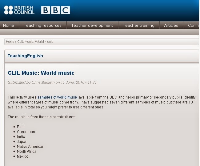 http://www.teachingenglish.org.uk/article/clil-music-world-music