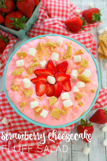 Strawberry Cheesecake Fluff Salad Recipe