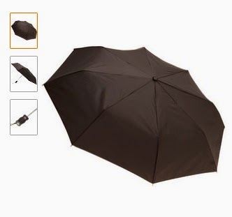  Men's Auto Open Close Compact Umbrella