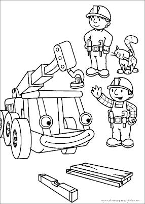 Bob the Builder Coloring Pages 