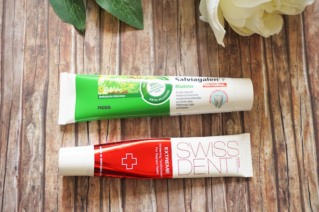 Madaus - Salviagalen F        Swiss Dent - Extreme Whitening Toothpaste