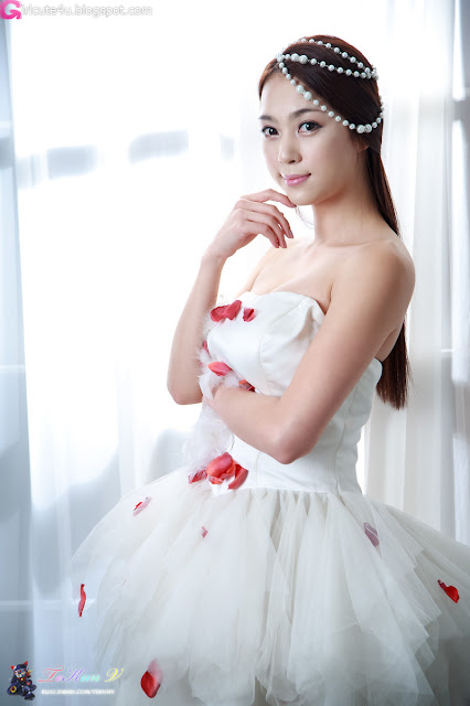 3 Ju Da Ha in Wedding Dress-very cute asian girl-girlcute4u.blogspot.com