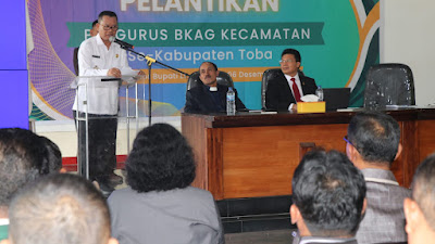 Pengurus Kecamatan BKAG se Kabupaten Toba, Dilantik