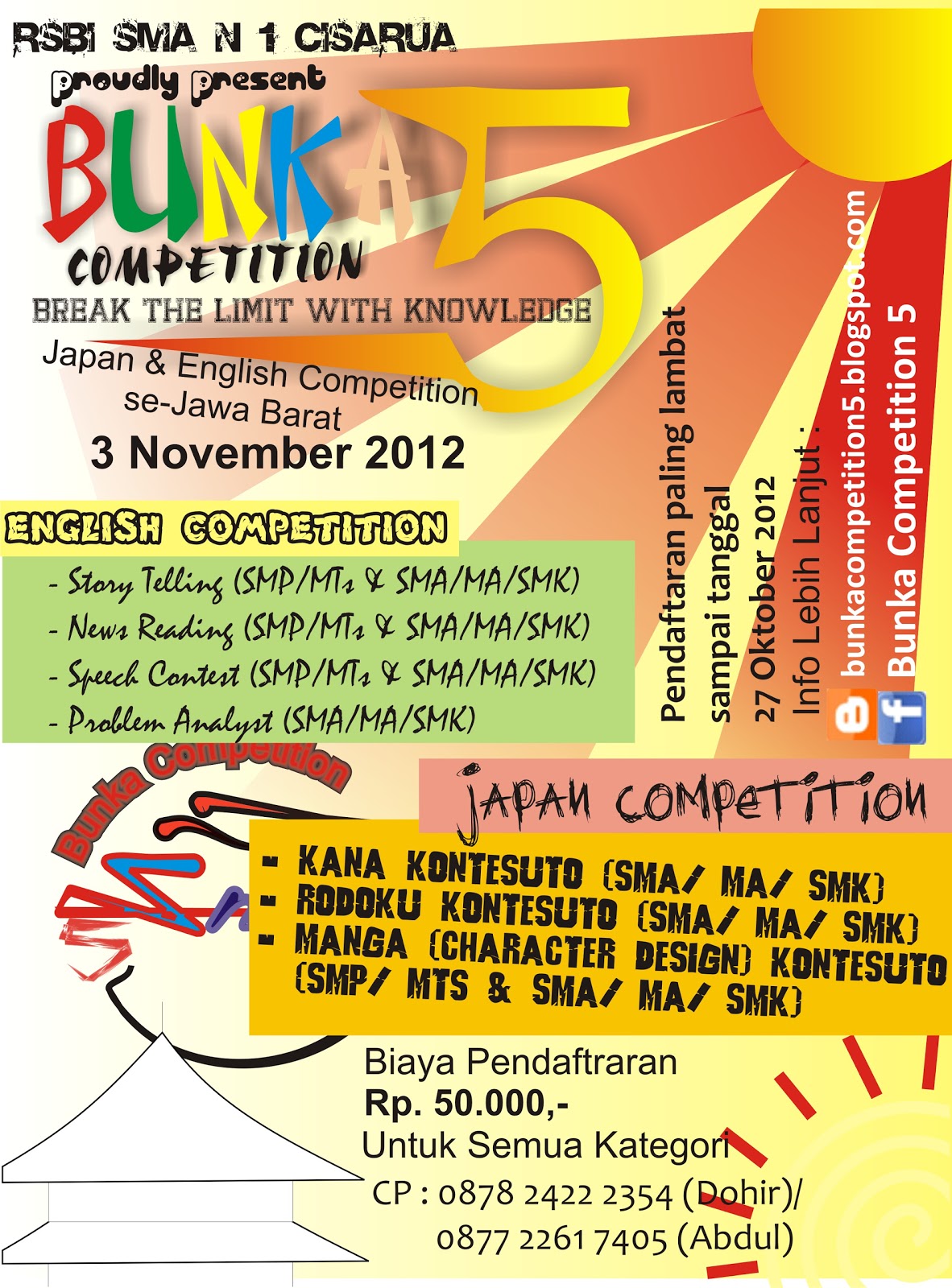 Lomba Bahasa Inggris Jepang Bunka Competition 5