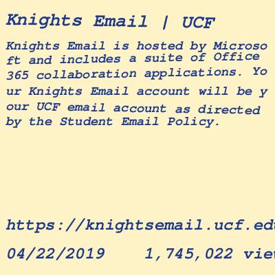 Knights Email: How to Access UCF Email 2023