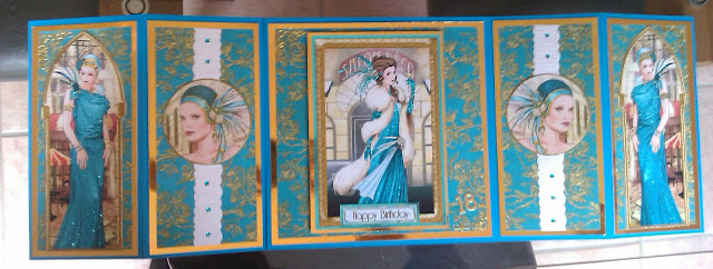 debbi moore art deco galaxy cd rom handmade card