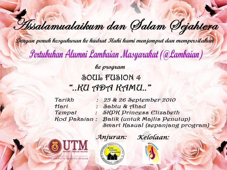 @Lambaian: Jemputan ke Program Soul Fusion 4