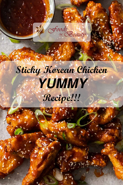 sticky korean chicken recipe
