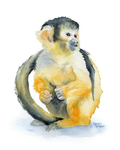 animal watercolour paintings