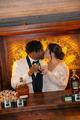 bride and groom whiskey