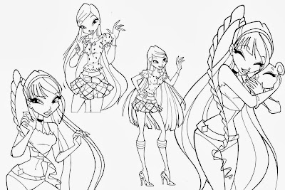 Desenhos para Colorir Winx Club