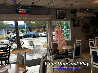 The first floor dining room at the Manatees on the Bay restaurant in Gulfport, Florida