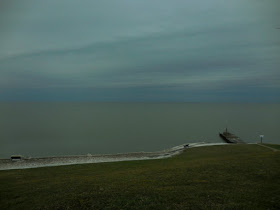 The sun-drenched shores and crystal blue waters of Lake Erie