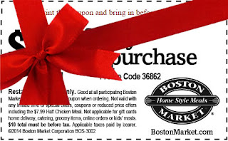 Free Printable Boston Market Coupons