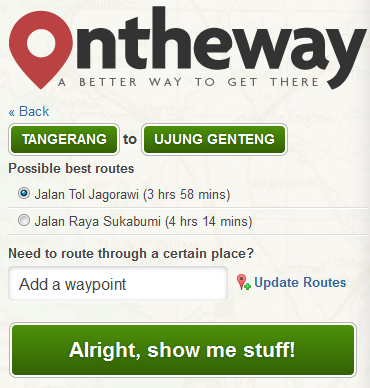 OnTheWay Tracking Menjelajahi Road Trip Dengan Bantuan Foursquare
