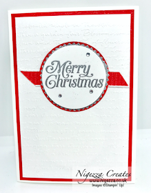 Nigezza Creates with Stampin' Up! for InsoireINK Blog Hop, Simple Christmas card