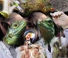 Ancient Alien Theorists Contend - collage by Erich Kuersten