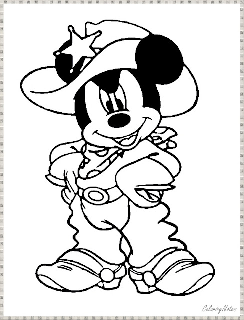 Halloween, Coloring Pages, Mickey Mouse