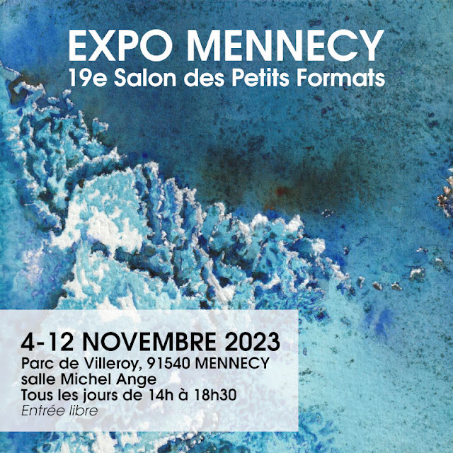 19e salon des petits formats de Mennecy, exposition art, art visuel, peinture, sculpture