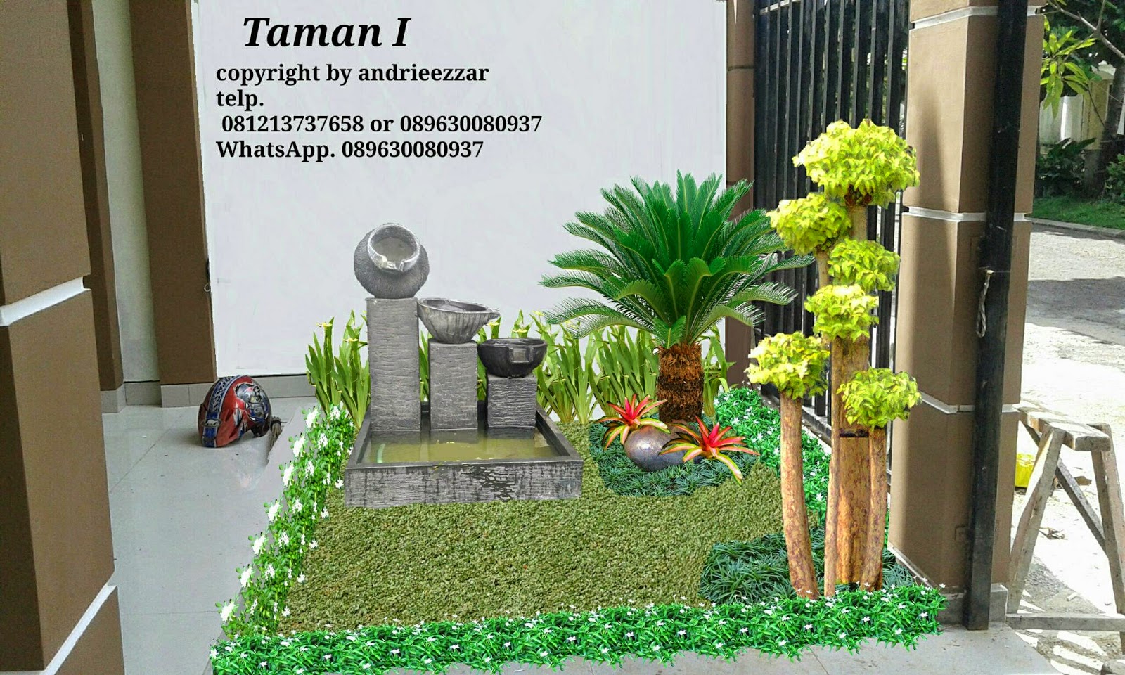 Contoh Desain Taman Minimalis Gambar Taman Minimalis Berbakat