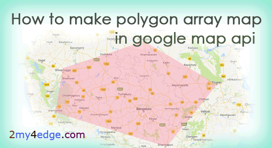 google map polygon map array