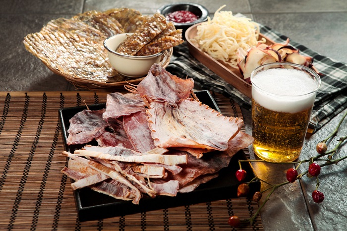 Delicious Dried Cuttlefish and Squid