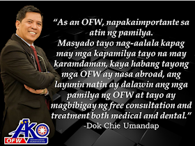 Health is a primary concern that every Filipino family often put into least consideration especially those in the remote areas of the country. They only consult the doctors or go to the hospital if the health risk are already out of hand. The reason is that they rather spend their hard-earned money for other basic needs like food and other necessities. That is why the seasonal medical missions from private and government entities are being swarmed by people because it is their only chance to avail quality health services without spending a cent. Mobile health services are popular in other parts of the world like Africa, India, Mozambique, Cameron and Tanzania,where access to the basic medical needs are badly needed. Elizabeth Sheehan, the founder of Containers 2 Clinics was inspired to make her company based on her clinical work in the US, Cambodia, and Mozambique, where she realized how the “lack of access to basic healthcare resulted in death and broken families.”  Health care is a huge challenge in areas where there are no developed roads and railways. Mobile clinics can penetrate these areas to bring health care and educate the people with regards to their health.  Mobile clinics are doing a great part to fight malnutrition, reduce mortality rate among mother and infants and help  avoid the spread of diseases.  The Department of Health has health buses in operation but the services are exclusively for dental services. Sponsored Links  A group of concerned OFWs is now pushing for the establishment of  Mobile Health Clinic to provide health services for the Overseas Filipino Workers (OFWs) and their families. OFW-Ako Founder Doc. Chie Umandap, an OFW based in Kuwait, said "We are now in the process in presenting the concept to our potential sponsors." "Our objective is to have the mobile clinic visit the areas where there are concentration of OFW families based on the record of POEA and other agencies," he added. They are spearheading the Mobile Health Clinic project with the help of government agencies such as   AKO-OFW is a  group of advocates from various parts of the world bound together to protect the rights & welfare of OFWs. The group which consists of OFW advocates, believe that the mobile health clinic can be a great help to the families of the OFWs who are in remote provinces and areas with a large concentration of OFWs. "We intend to invite the following GOCC and agencies : PAGCOR, OWWA, PCSO  to provide apparatuses and PHILHEALTH to help us in sustaining the medicines," Doc Chie Umandap said.  Determined to realize this dream to bring quality health services to the OFW families, Doc Chie said that he already sent a dental chair  in the Philippines which is to be donated for the use of the mobile health clinic. Initially, the mobile health clinic will provide medical and dental services and it will all depend on the provision of the sponsors.  Sources: Ph Lessons, ifpma.org Advertisement Read More:         ©2017 THOUGHTSKOTO