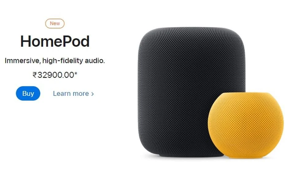 Apple HomePod is a smart speaker developed by Apple Inc. that was released in 2018.