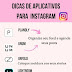 Dicas de aplicativos para instagram