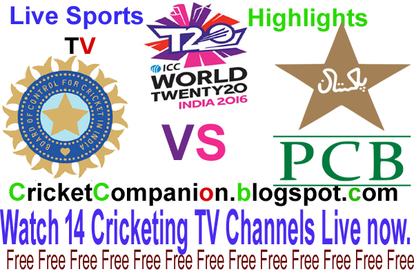 India vs Pakistan WT20 2016 live streaming watch on mobile