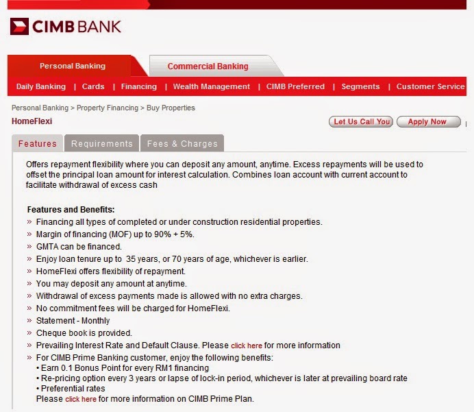 Jk Holdings Cimb Homeflexi Malaysia Housing Loan