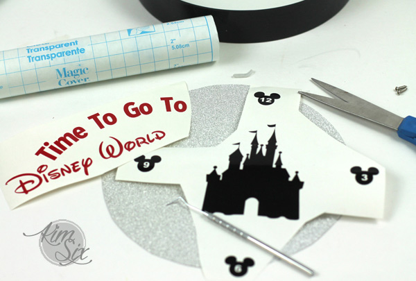Cutting Vinyl to make a clock for Disneyworld