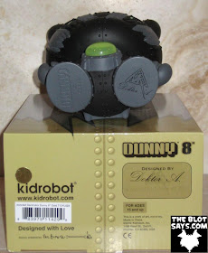 Toy Review: Kidrobot Ironclad Decimator 8 Inch Dunny Chase & Packaging (Bottom) by Doktor A