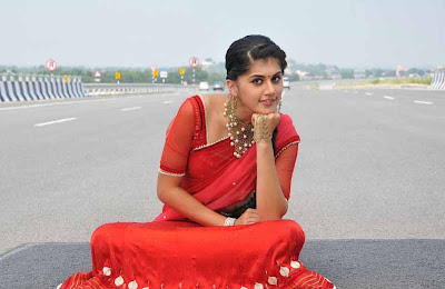 tapsee unseen in red sareepink dress unseen pics