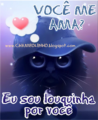 Recadinho de Amor Gatinho para Facebook