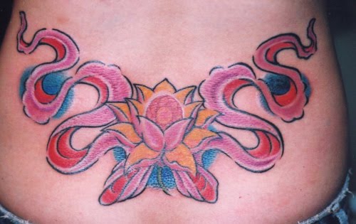 japanese flower tattoo flash