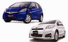 Honda Jazz vs Toyota Yaris