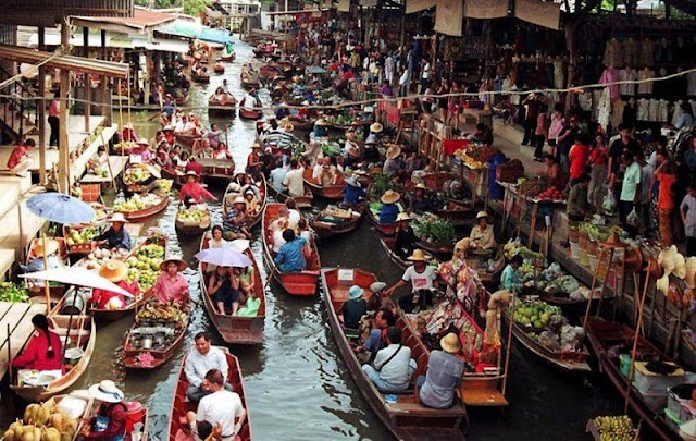 Chợ nổi Damnoen Saduak