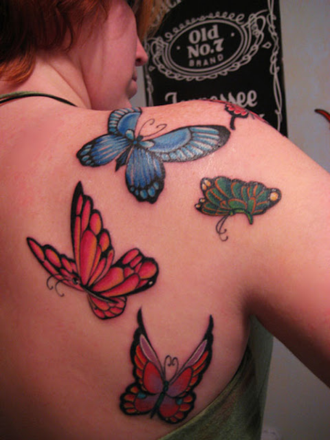 Buutterfly Tattoos Shoulder Tattoos