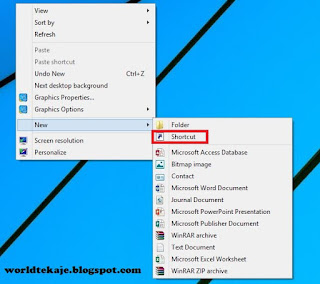 CARA CEPAT DAN MUDAH SHUTDOWN WINDOWS 8.1 HANYA SEKALI TEKAN