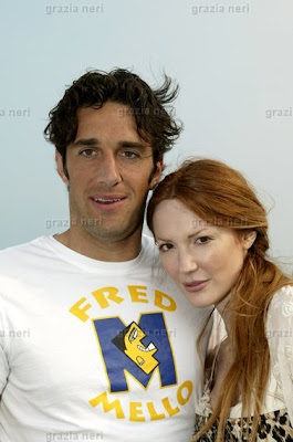 Luca Toni with Wife