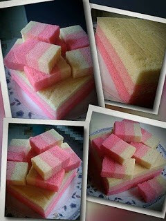 Resepi Kek Pink Ombre Kukus Viral