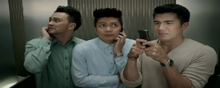 Billy Crawford, Vhong Navarro and Luis Manzano in Smart TVC