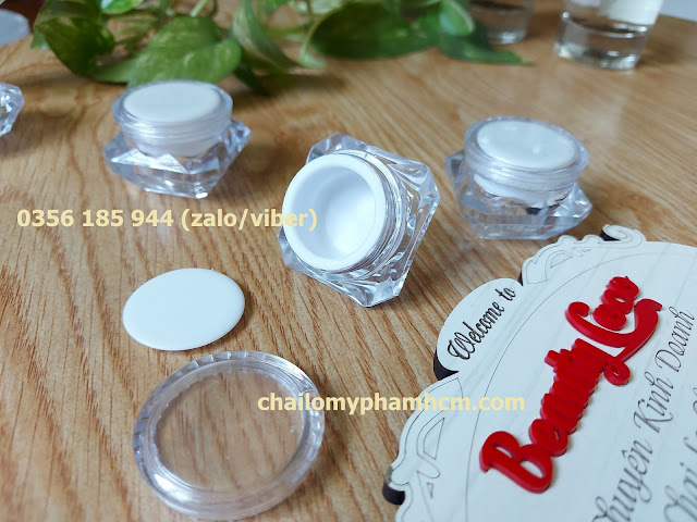 Hũ chiết mỹ phẩm 10ml kim cương