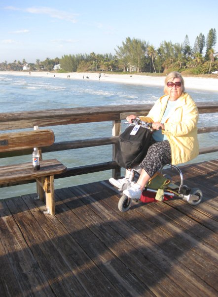 pier in Naples, FL...post