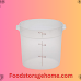 Cambro rfs6pp190 Camwear 6-quart round Food Storage Container with lid 
