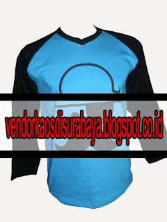 kaos raglan sablon desain sendiri