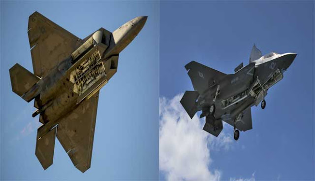 adalah pesawat tempur siluman generasi kelima terbaru dan tercanggih Angkatan Udara AS  16 PERBEDAAN F-22 RAPTOR DENGAN F-35 LIGHTNING II