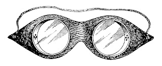 vintage goggles image illustration digital clipart